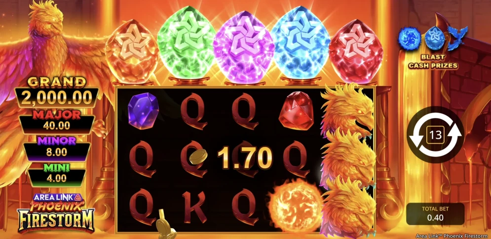 Area Link Phoenix Firestorm Slot